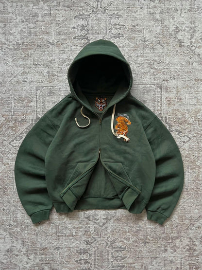 Liesor Embroidered Zip Hoodie