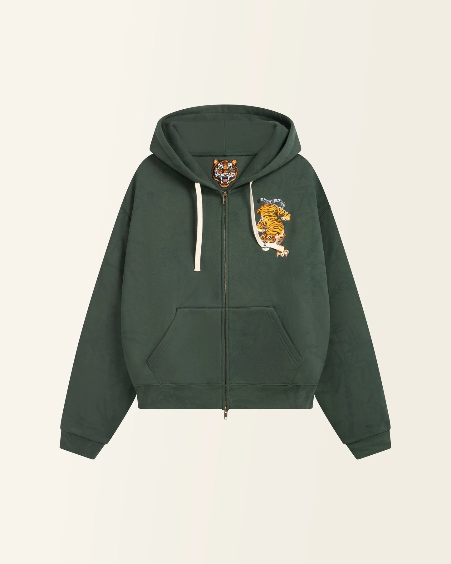 Liesor Embroidered Zip Hoodie